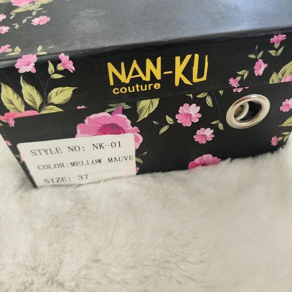 NEW Nan-Ku Couture Free People Cruise Stidded Mellow Mauve Pink High Top Sneaker - Picture 10 of 12